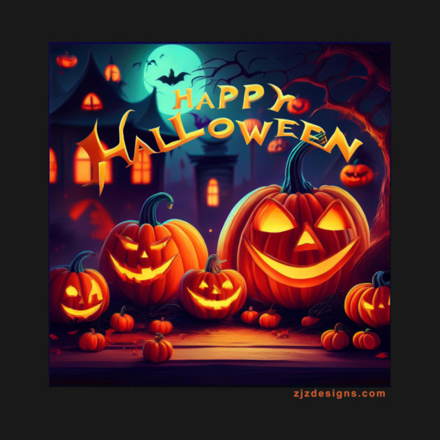 Happy Halloween Pumpkins by zjz