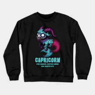 Capricorn Zombie Crewneck Sweatshirt