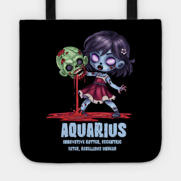 Aquarius Zombie Tote by H. R. Sinclair