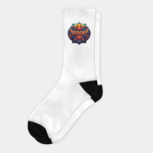 Spooky Halloween Pumpkins Socks