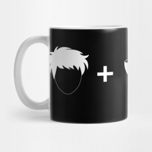 Hyphen Bowl Cut - White Print Mug