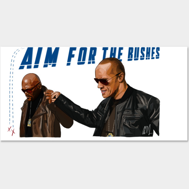 The Other Guys: Bushes Wall Art by 51Deesigns