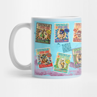 Tortilla Takedown at La Catedral de Lucha Libre Mug