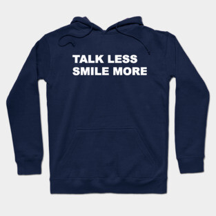 Hamilton "Talk Less Smile More" Hoodie