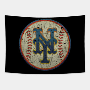 VINTAGE RETRO STYLE -  METS BASEBALL RETRO 70S Tapestry