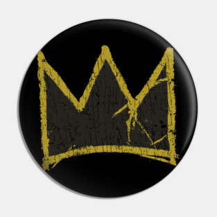 VINTAGE RETRO STYLE  - King  Basquiat 70s Pin