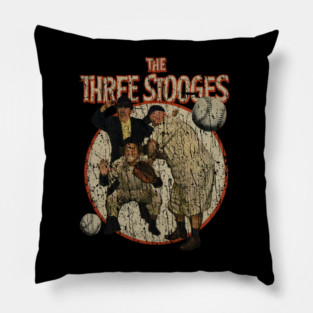 VINTAGE RETRO STYLE - Baseball- The Three Stooges Pillow