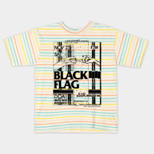 Black Flag at S.I.R Kids T-Shirt