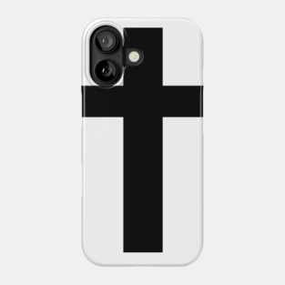 plain cross Phone Case