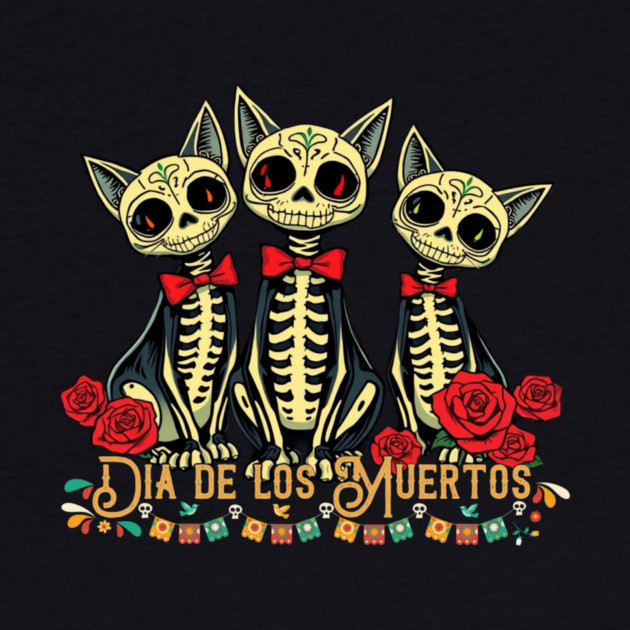 Dia De Los Muertos Cat by Pete the Cat Guy