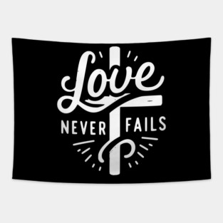 Love Never Fails Tapestry