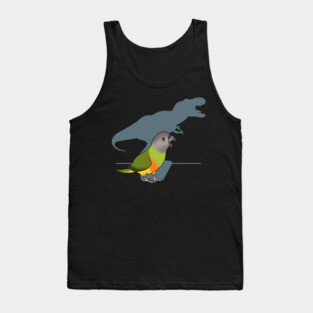 t-rex shadow - senegal parrot Tank Top