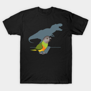t-rex shadow - senegal parrot T-Shirt