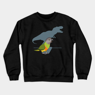 t-rex shadow - senegal parrot Crewneck Sweatshirt