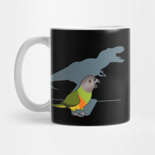 t-rex shadow - senegal parrot Mug
