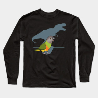 t-rex shadow - senegal parrot Long Sleeve T-Shirt