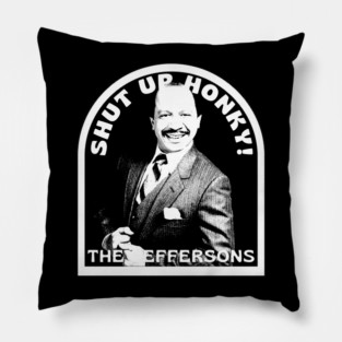 george jefferson vintage Pillow