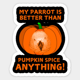 Einstein Parrot / My Parrot Is Better Than Pumpkin Spice Anything Magnet