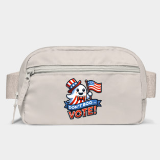 Don't Boo, Vote! Political GOTV Ghost for Halloween Bag