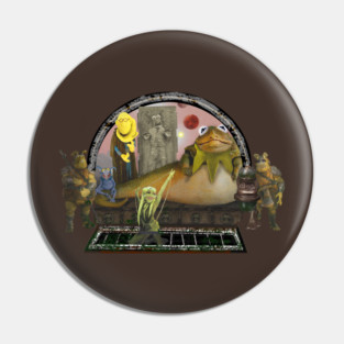 Kermit the Hut Pin