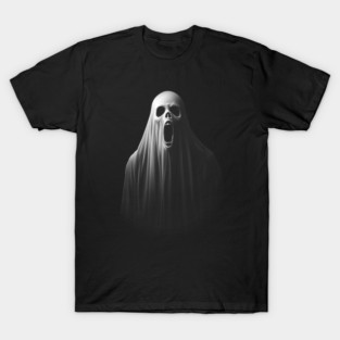 Haunted Spectral Screaming Ghost T-Shirt