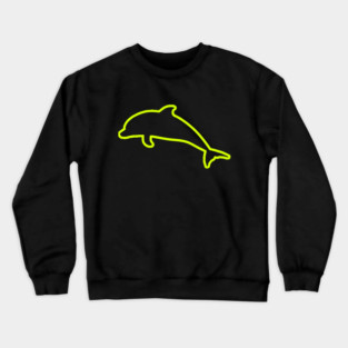 Lime Dolphin Crewneck Sweatshirt