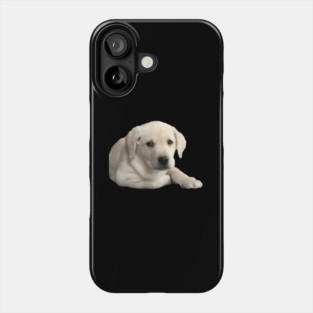 Adorable Yellow Lab Puppy Phone Case
