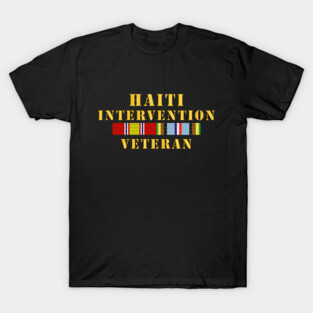 Haiti Intervention Veteran w EXP SVC T-Shirt