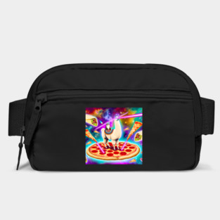 Funny Cat, Llama  with Pizza, Tacos, Lasers Vibrant Bag