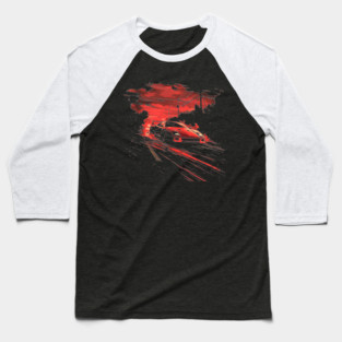 F40 Sunset Baseball T-Shirt