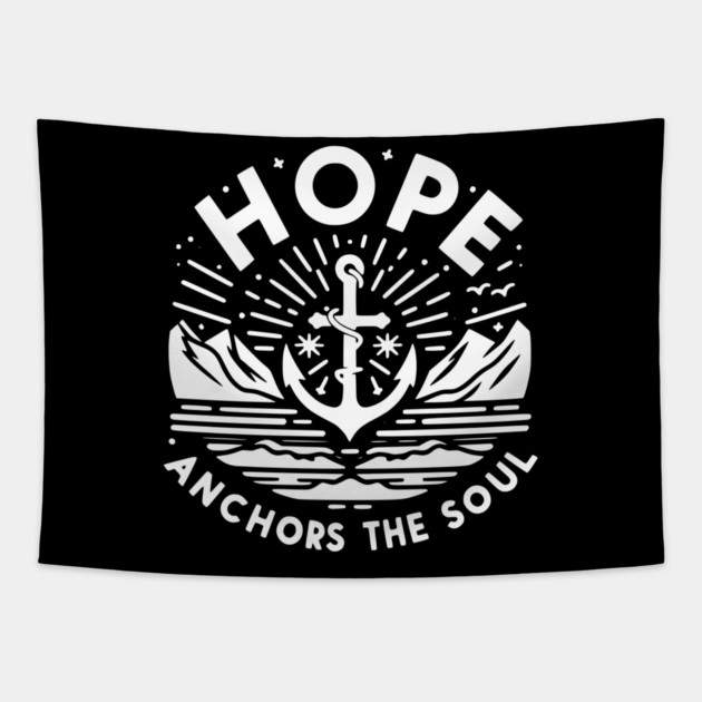 Hope Anchors the Soul Tapestry by Frank Ring
