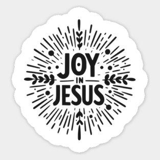 Joy in Jesus Sticker