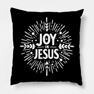 Joy in Jesus Pillow