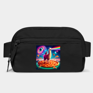 Funny Llama with Cat, Pizza and Tacos Vibrant Bag