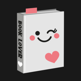 Book Lover Winky Face T-Shirt