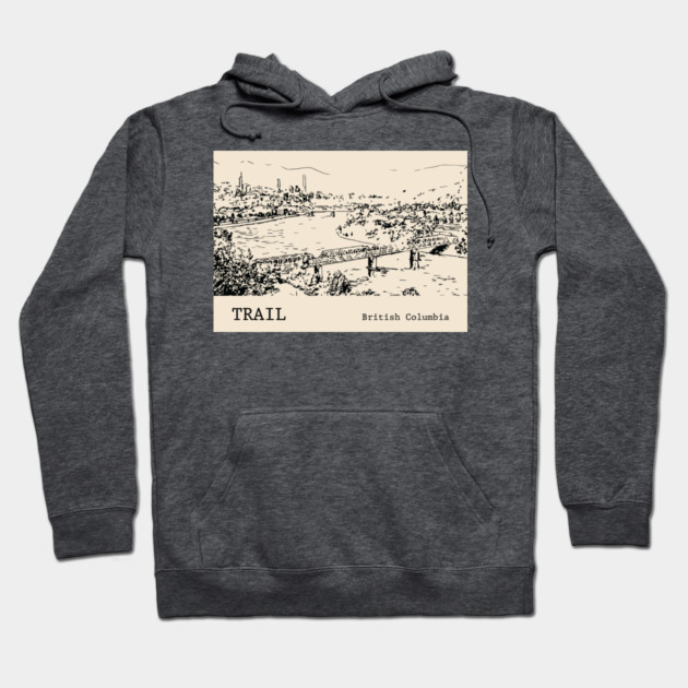 Trail British Columbia Hoodie by Lakeric