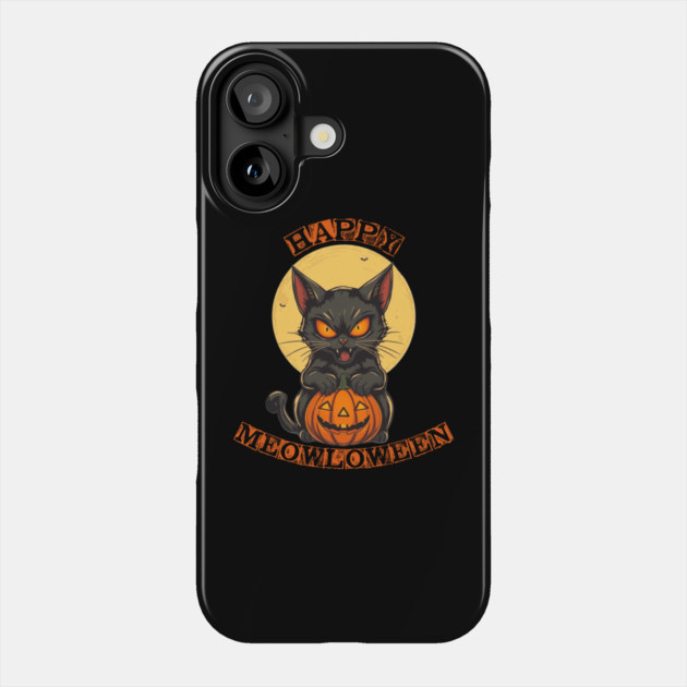 Happy Meowloween Phone Case by Pete the Cat Guy