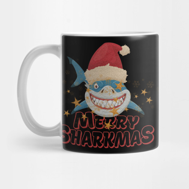 Merry Sharkmas by Db Printed