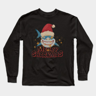 Merry Sharkmas Long Sleeve T-Shirt