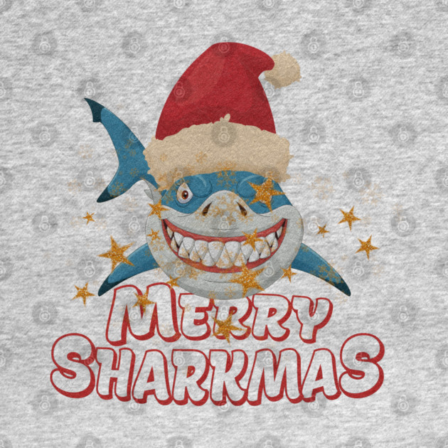 Merry Sharkmas by Db Printed