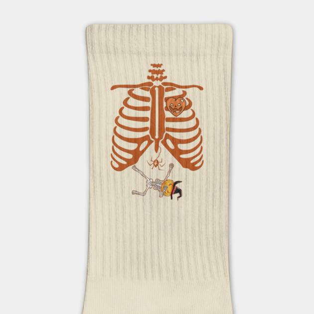 Halloween Pregnant Skeleton by Db Printed