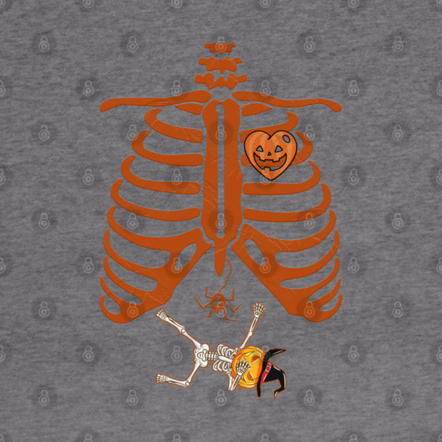 Halloween Pregnant Skeleton by Db Printed