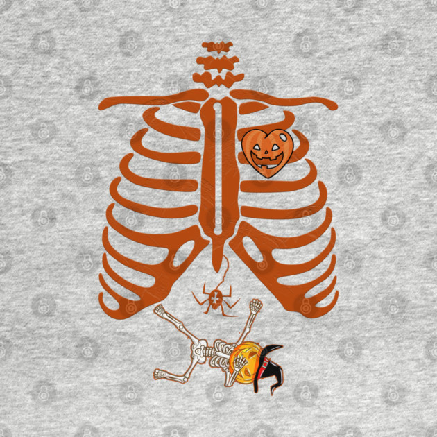 Halloween Pregnant Skeleton by Db Printed
