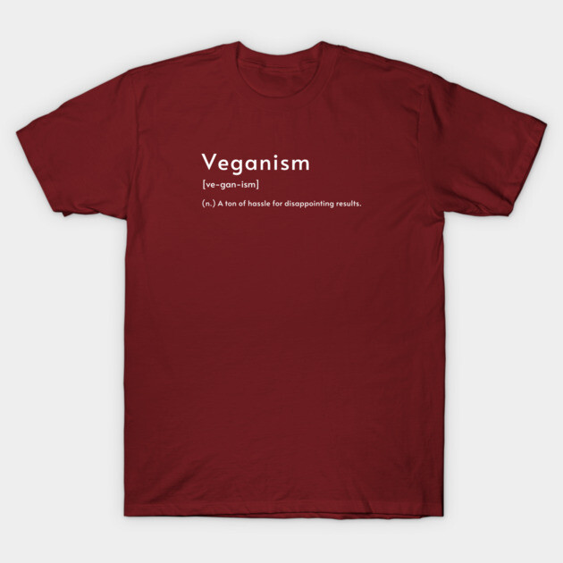 Veganism T-Shirt by Low Life Shirts