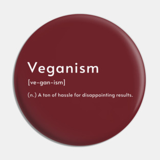 Veganism Pin