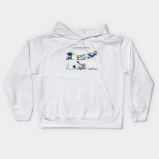 The great wave off Kanagawa Kids Hoodie
