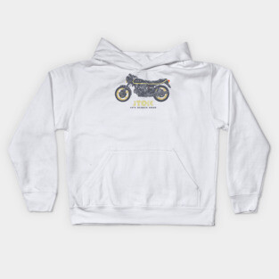 1979 Ducati Darmah 900SD Kids Hoodie