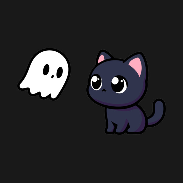 Cat and Ghost by CreativeSage