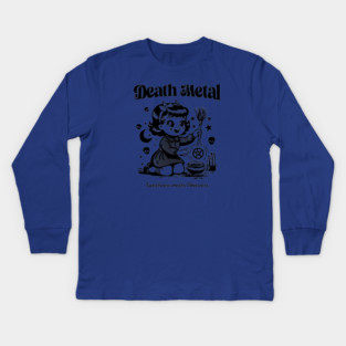 DEATH METAL Kids Long Sleeve T-Shirt