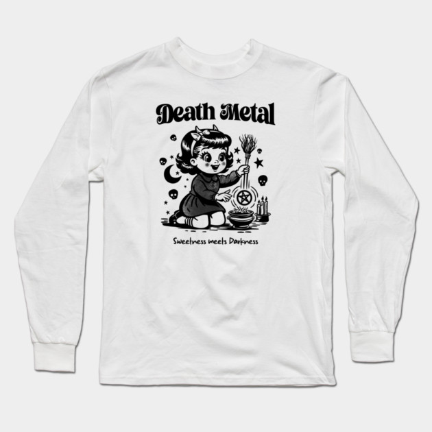 DEATH METAL Long Sleeve T-Shirt by artslaves